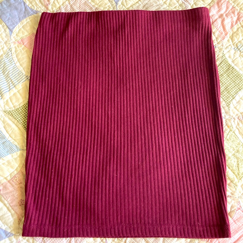 Maroon Rue21 Pencil Skirt